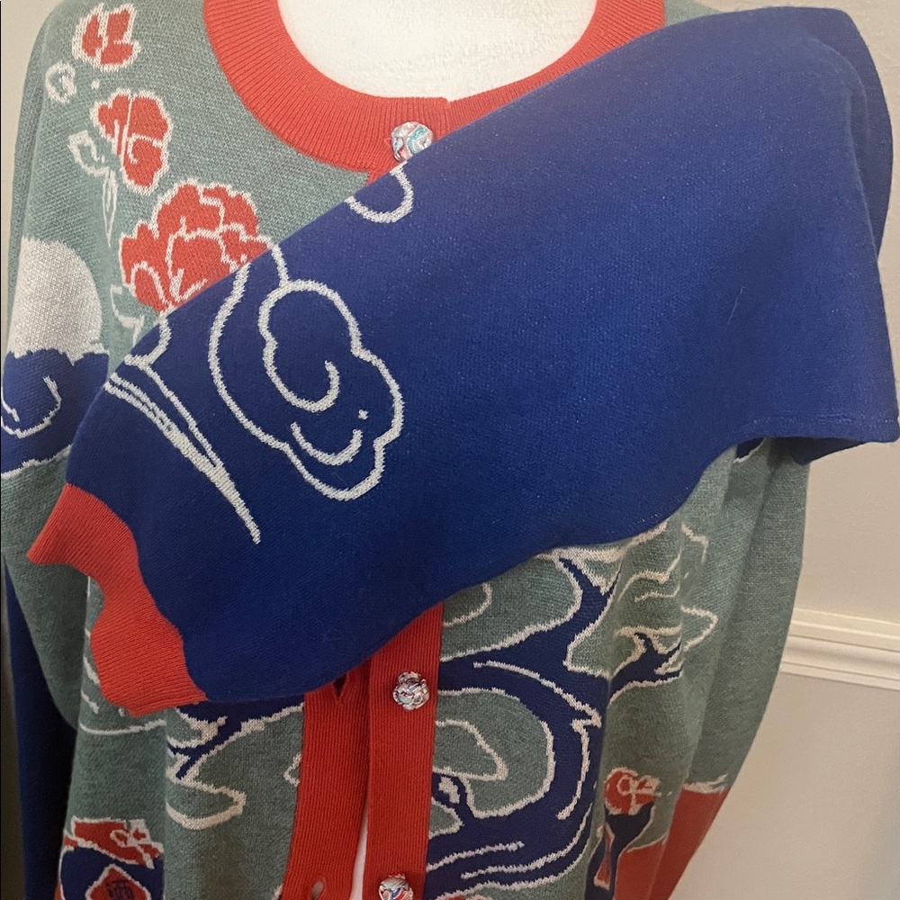 Floral Patterned Cardigan - Picture 3 of 4